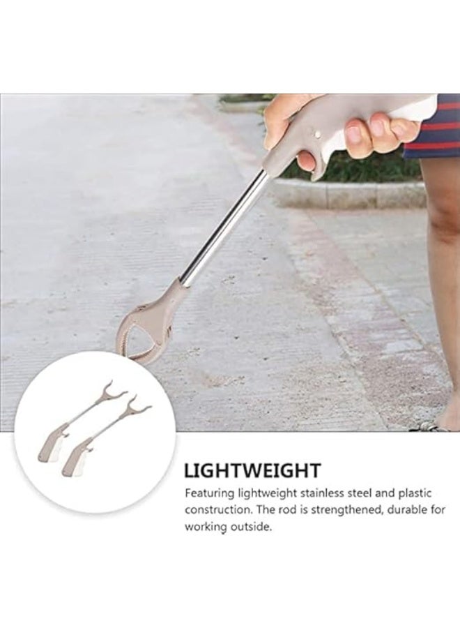 اداة التقاط القمامة من قطعتين لكبار السن في الاماكن المغلقة والمفتوحة 83 سم بلاستيك - Image 5